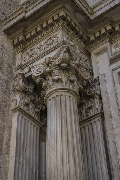 Corinthian Columns Assumption Virgin Cathedral Santa Iglesia Catedral Museo Catedralicio — Stock Photo, Image