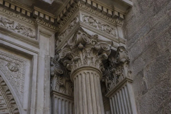 Colonne Corinzie Assunzione Della Cattedrale Della Vergine Santa Iglesia Catedral — Foto Stock