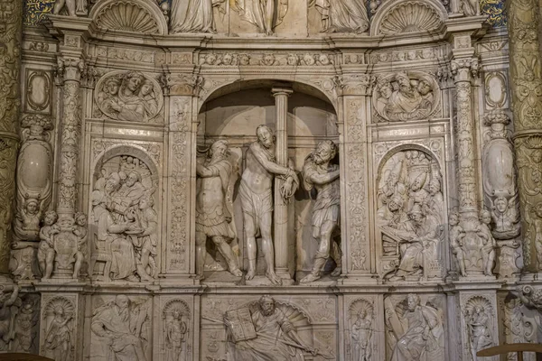 Avila Espanha Abril 2019 Interior Catedral Ávila Durante Celebração Semana — Fotografia de Stock