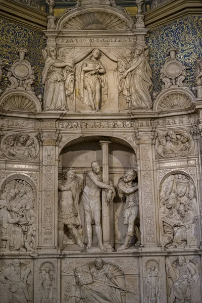 Avila Spagna Aprile 2019 Interno Della Cattedrale Avila Durante Celebrazione — Foto Stock