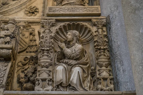 Avila Espagne Avril 2019 Intérieur Cathédrale Avila Lors Célébration Semaine — Photo