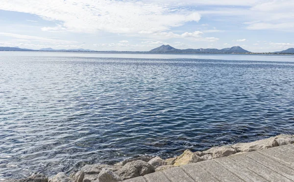 Mallorca Calm Turquoise Waters Mediterranean Sea Holiday Scenes Sense Calm — Stock Photo, Image