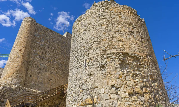 西班牙托莱多的康苏格拉的旅游 堡垒和城堡 中世纪防御工事 — 图库照片