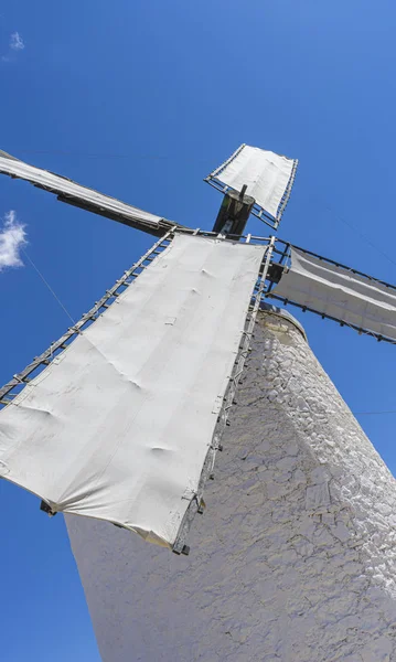 Mulino Vento Consuegra Nella Città Toledo Sono Stati Utilizzati Macinare — Foto Stock