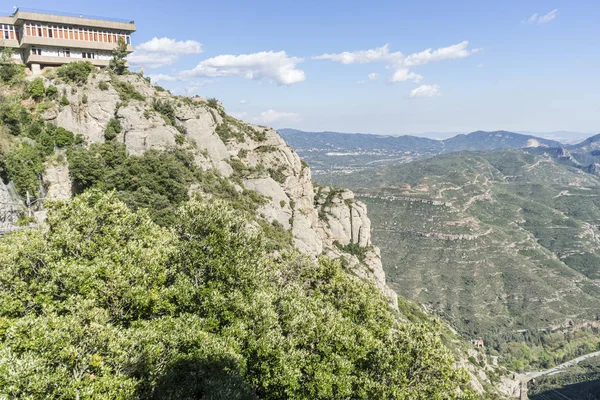 Heiligtum Unserer Herrin Von Montserrat Kultstätte Auf Dem Gipfel Des — Stockfoto