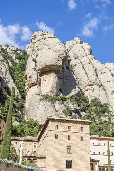 Heiligtum Unserer Herrin Von Montserrat Kultstätte Auf Dem Gipfel Des — Stockfoto