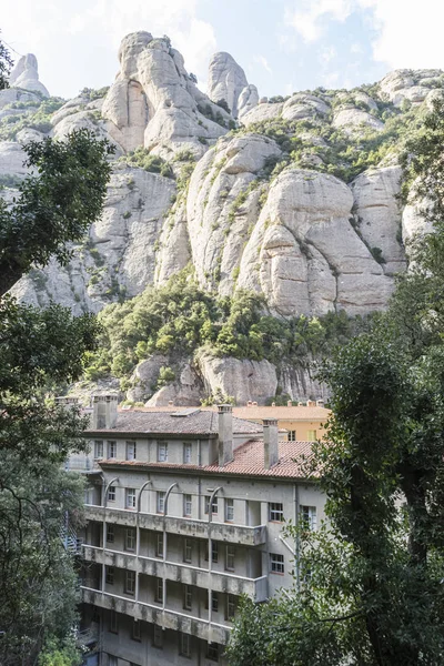 Heiligtum Unserer Herrin Von Montserrat Kultstätte Auf Dem Gipfel Des — Stockfoto