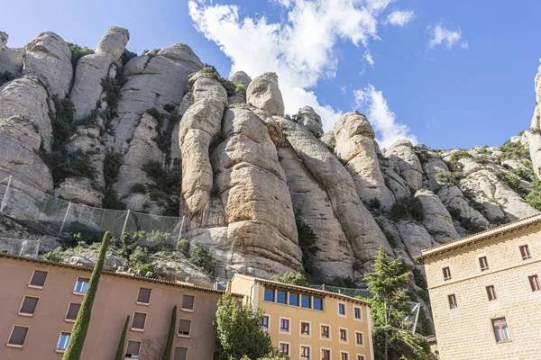 Heiligtum Unserer Herrin Von Montserrat Kultstätte Auf Dem Gipfel Des — Stockfoto