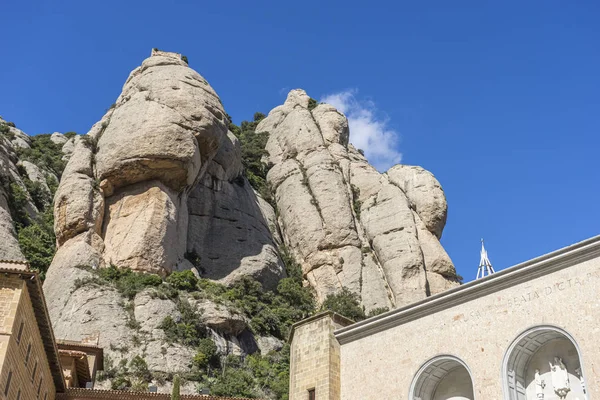 Heiligtum Unserer Herrin Von Montserrat Kultstätte Auf Dem Gipfel Des — Stockfoto