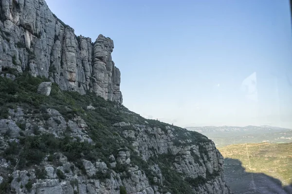 Teleferic Upload Heiligtum Unserer Herrin Von Montserrat Kultstätte Auf Dem — Stockfoto