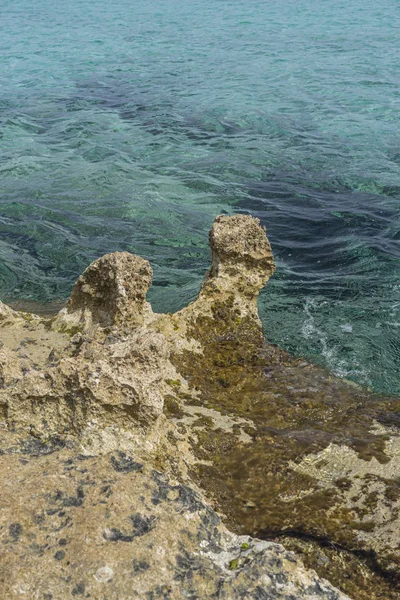 Рай Бірюзовий Води Середземного Моря Пляжах Острова Майорка Балеарські Острови — стокове фото