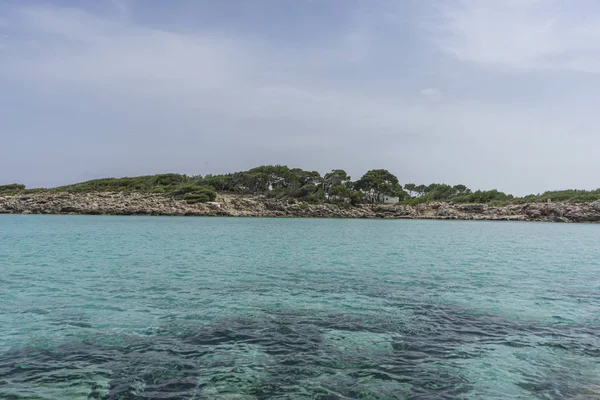 西班牙巴利阿里群岛马略卡岛海滩上的天堂 碧绿的地中海海水 — 图库照片