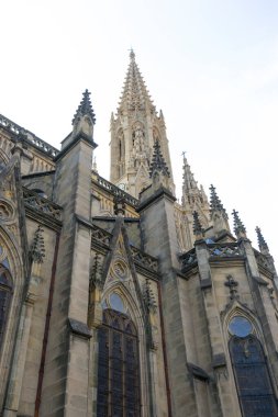 İspanya 'nın Bask Bölgesi, San Sebastian şehrindeki Buen Pastor Katedrali.