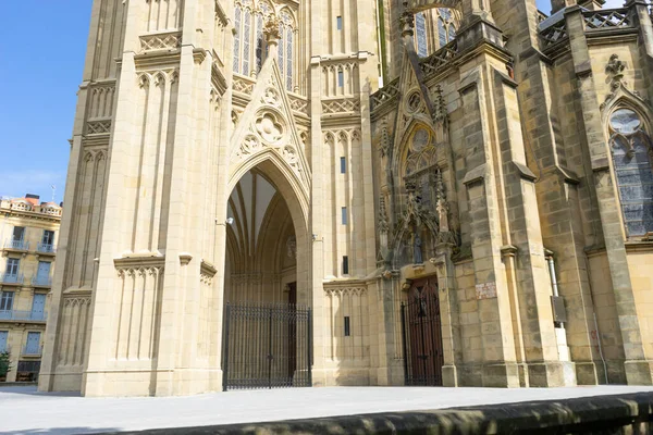 Buen Pastor Cathedral Στην Πόλη Του San Sebastian Χώρα Των — Φωτογραφία Αρχείου