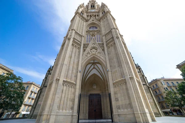 Catedral Buen Pastor Cidade San Sebastian País Basco Espanha — Fotografia de Stock