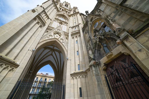 Buen Pastor Cathedral Στην Πόλη Του San Sebastian Χώρα Των — Φωτογραφία Αρχείου