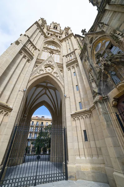 Buen Pastor Cathedral Στην Πόλη Του San Sebastian Χώρα Των — Φωτογραφία Αρχείου