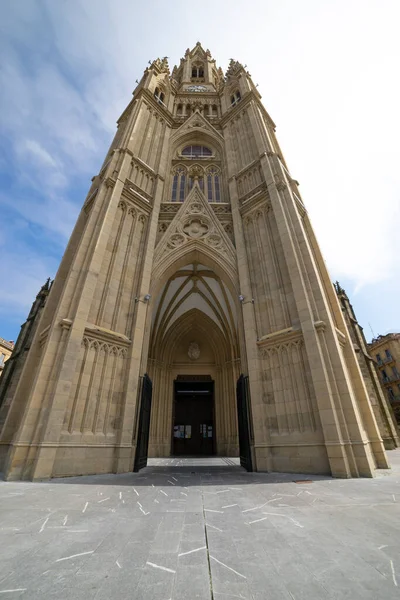 Buen Pastor Katedrális Város San Sebastian Baszkföld Spanyolország Fénykép Egy — Stock Fotó