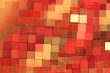 Kırmızı desenli kare, soyut modern arkaplan web tasarımı, el ilanları veya sanat için fraktal şekiller