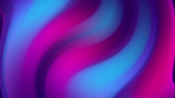 Sfondo Dal Vivo Senza Soluzione Continuità Onde Blu Viola Neon — Video Stock