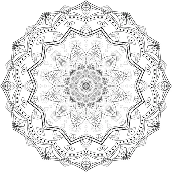 Elle boyanmış mandala