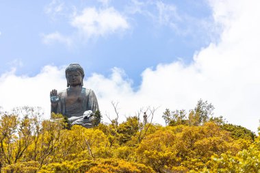 Tian Tan Buddha, büyük Budda, muazzam Tian Tan Buda Hong Kong Po Lin manastırda. Dünyanın en yüksek açık oturmuş bronz Buda Ngong ping 360 bulunmaktadır..