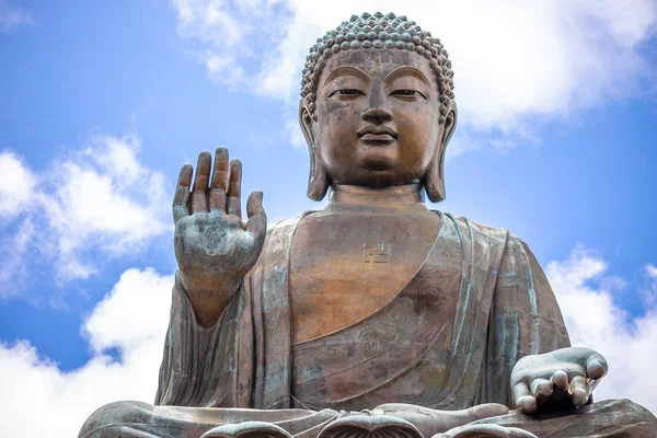 Tian Tan Buddha Büyük Budda Muazzam Tian Tan Buda Hong — Stok fotoğraf