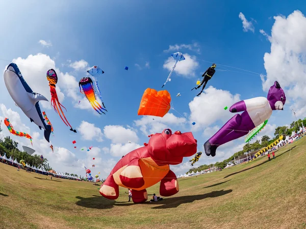 24. Pasir Gudang World kite Festival, 2019 — Zdjęcie stockowe