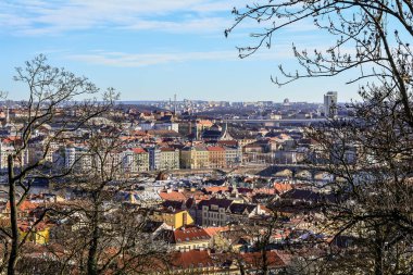 Prag, Çek Cumhuriyeti güzel gün görünümü