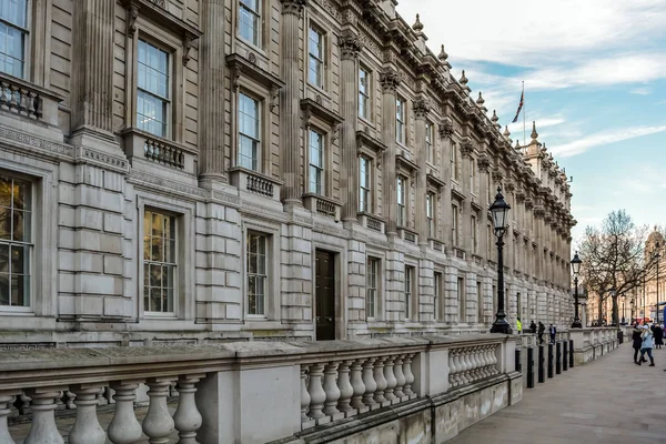 Фасад Главного Здания Кабинета Министров Уайтхолл Роад Вестминстер Центральный Лондон — стоковое фото