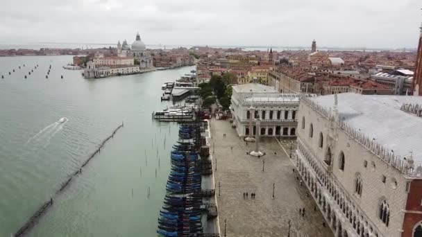 Venedik karantinada - Giardini Reali di Venezia — Stok video