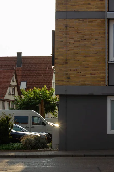 Ramen Van Gevels Daken Van Gebouwen Zuid Duitsland — Stockfoto