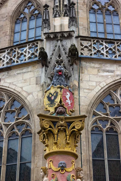 Fonte Histórica Antiga Catedral Sul Alemanha — Fotografia de Stock