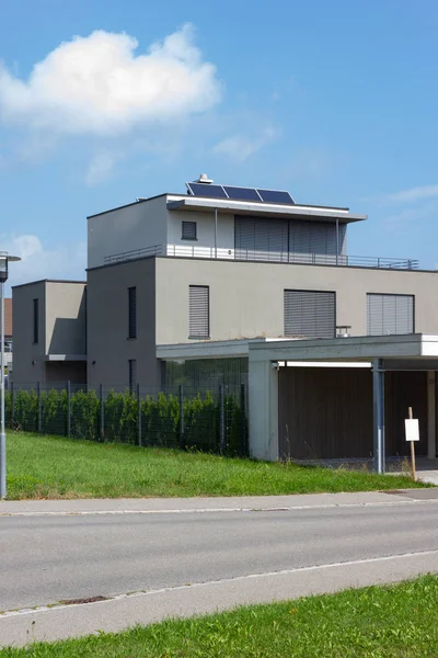 Moderne Architektonische Ansicht Des Dorfes Süddeutschen Raum — Stockfoto