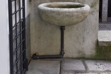 Göl lago maggiore, İsviçre, Ticino kentinin mimari arka plan.