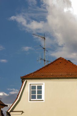 cepheler windows ve Güney Almanya binaların çatıları