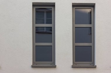 Almanya'da bina sonbahar akşam eski şehrin yenilenmiş cephe