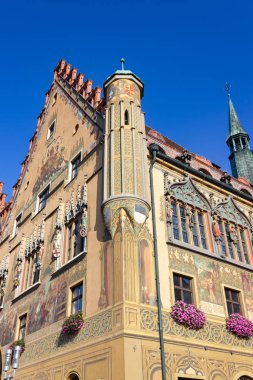 Ulm şehir Güney Almanya Cityscape.