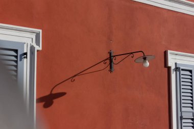 göl, bina ve manzara bahar