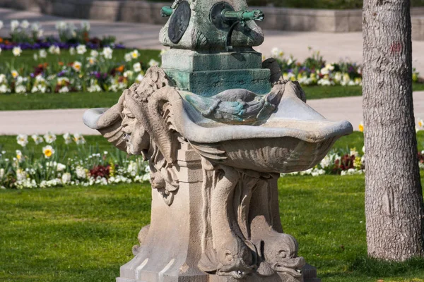 Pasen Lente Stemming Bij Rokoko Park April Zuid Duitsland Historische — Stockfoto