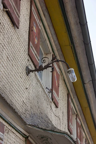 Gevel Details Van Beierse Boerderij — Stockfoto