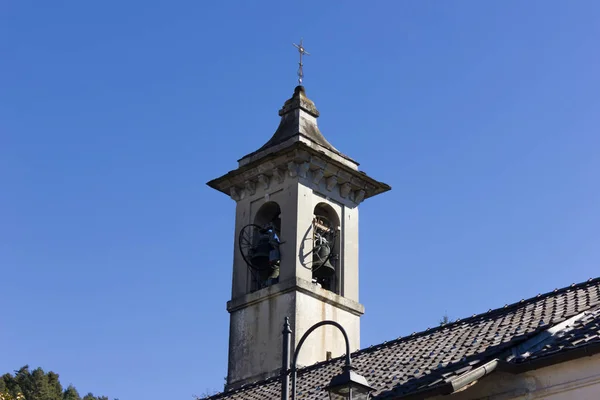 Bela Vista Nas Aldeias Piemonte Lago Maggiore — Fotografia de Stock