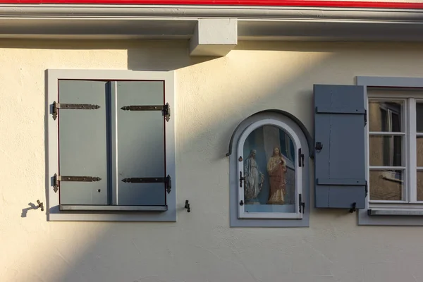 Fachadas Ventanas Techos Edificios Sur Alemania — Foto de Stock