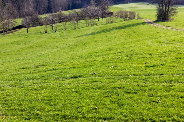 Landscapes Eastern Time Rural Countryside South Germany Sunny Day March — Stock Photo, Image