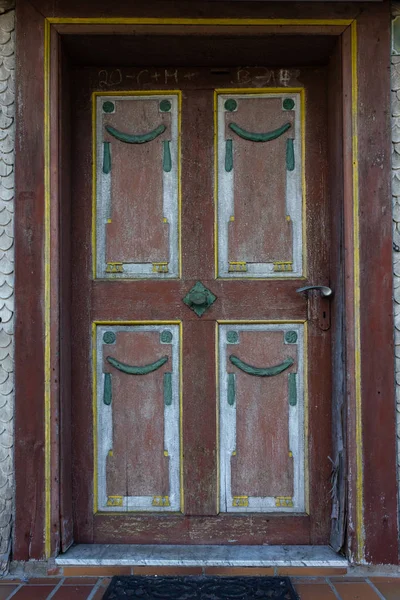 Detalles Fachada Casa Rural Bávara —  Fotos de Stock