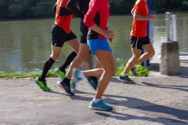 insanların pratik açık spor Güney Almanca olarak çalışan şehir ulm adlı nehir donau yakınındaki turistik spot denilen fischerviertel