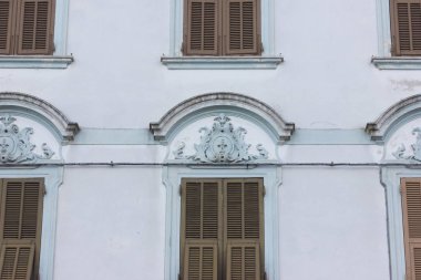 Göl lago maggiore, İsviçre, Ticino kentinin mimari arka plan.