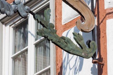 çerçeve ve tarihi Alman şehir modern cephe detayları