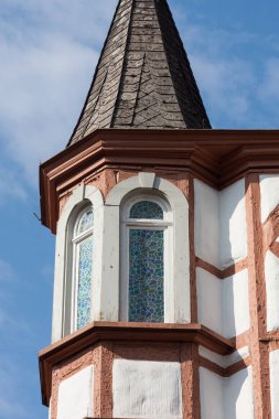 çerçeve ve tarihi Alman şehir modern cephe detayları