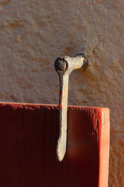 pencere perde kilit ve kapı kolları tarihi şehir şehir schwaebisch gmuend Güney Almanya'da bina
